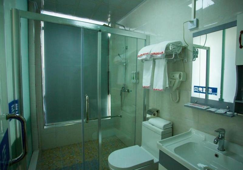 호텔 Shell Guangxi Fangchenggang Port Area Lotte Commercial Pedestrian Street