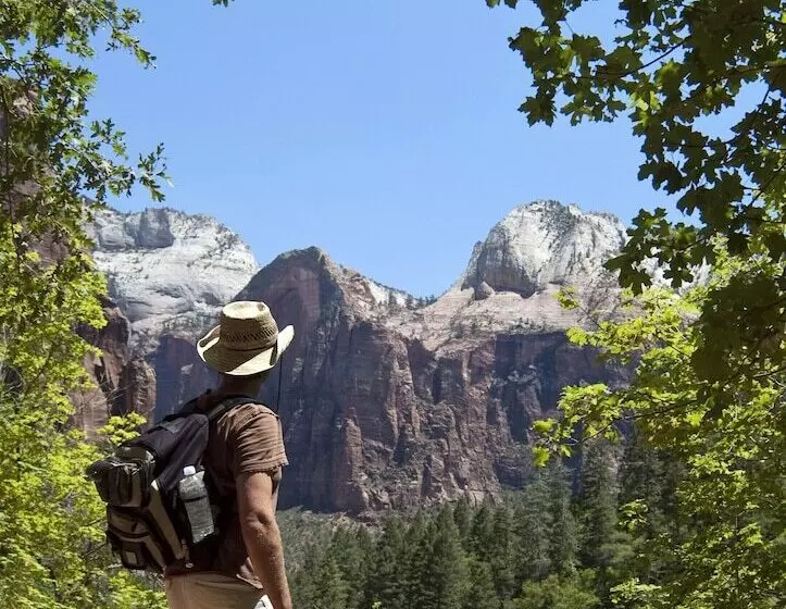 ホテル Zion Lodge   Inside The Park