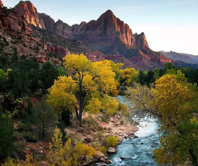 ホテル Zion Lodge   Inside The Park