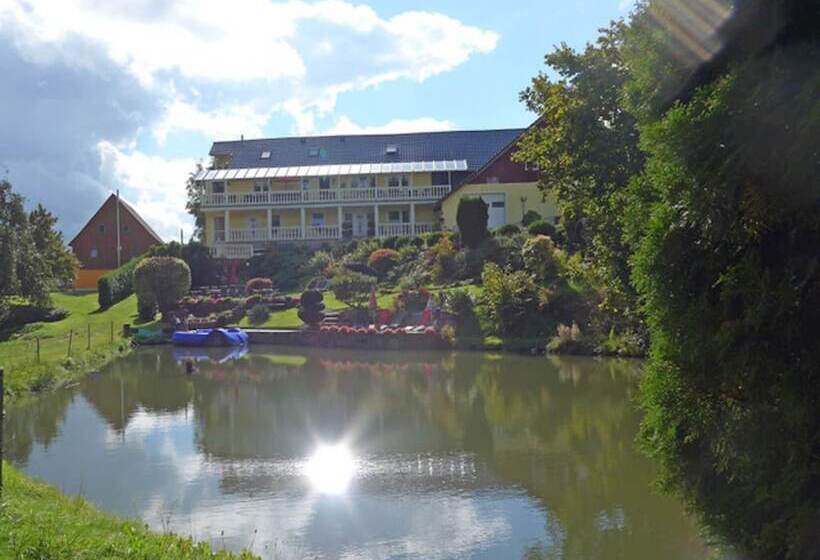 Captivating Apartment In Lichtenhain With Pond