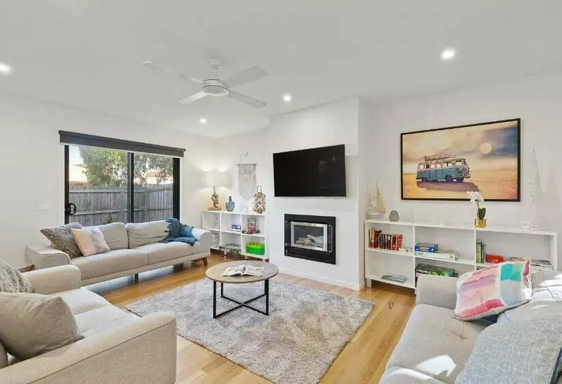 Aamiaismajoitus (B&B) Torquay Relax And Unwind Beach 300m Table Tennis