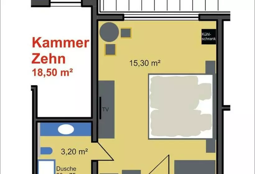 ペンション Landhaus Amelinghausen Ferienzimmer