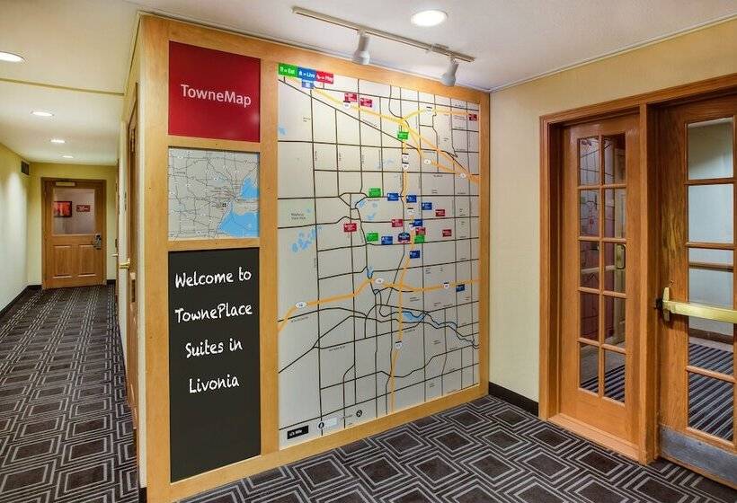 בית מלון כפרי Towneplace Suites By Marriott Detroit Livonia