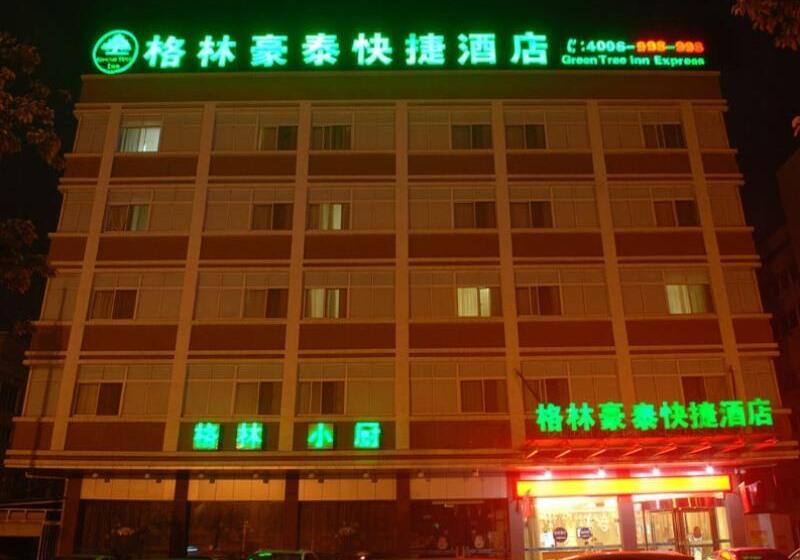 Отель Greentree Inn Jiangsu Taizhou Jingjiang Bus Station Express