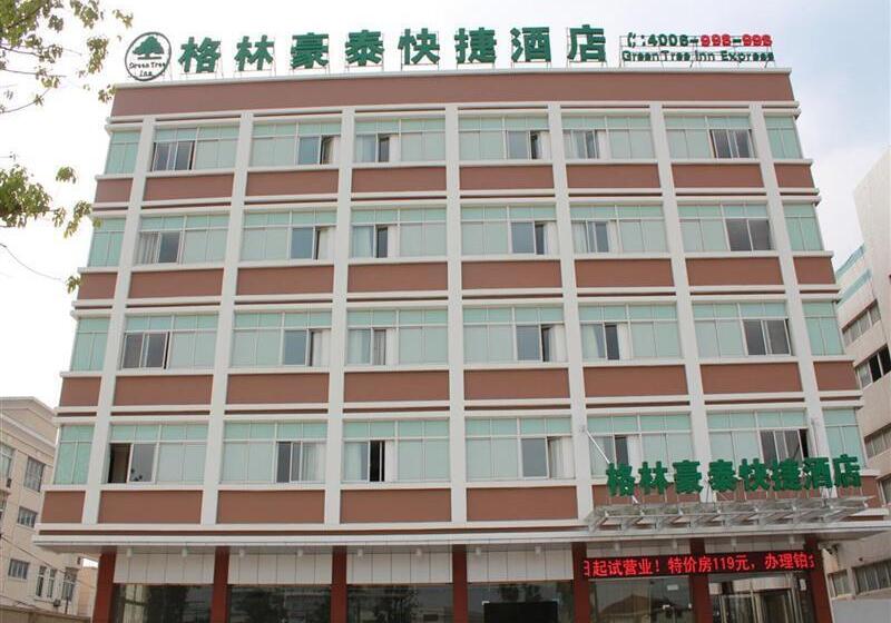 Отель Greentree Inn Jiangsu Taizhou Jingjiang Bus Station Express