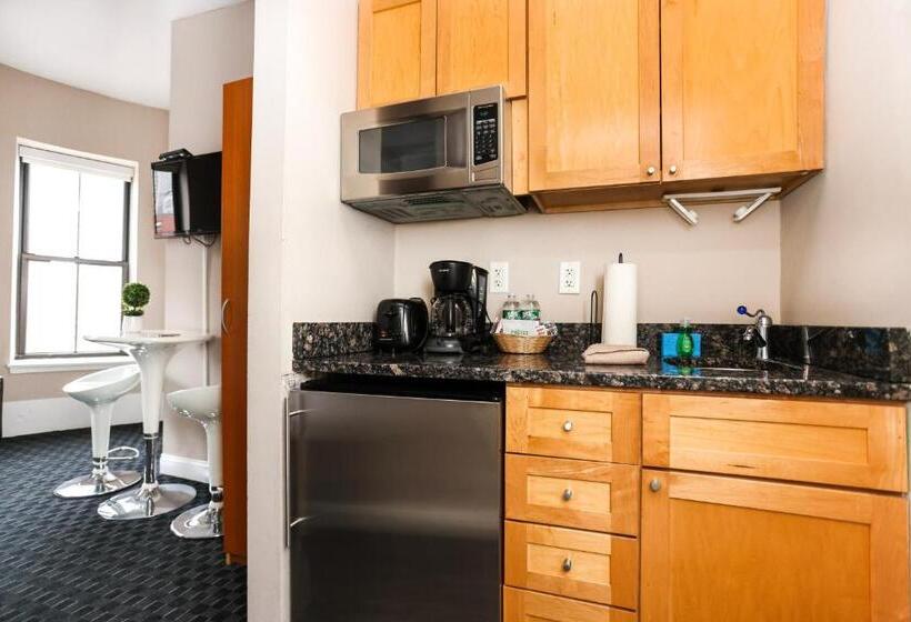 Stylish Studio In Boston Brownstone, C.ave #21