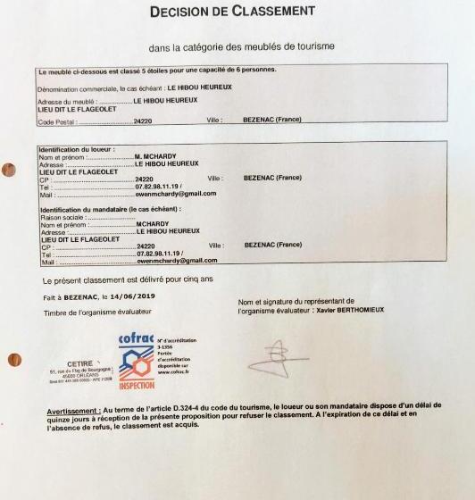 Bed and Breakfast Le Hibou Heureux