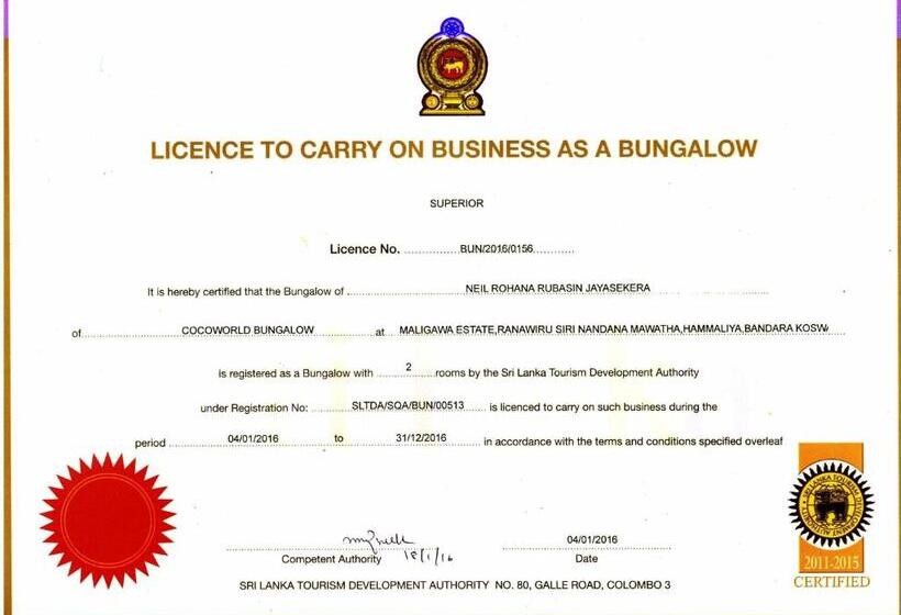 Отель Cocoworld Bungalow