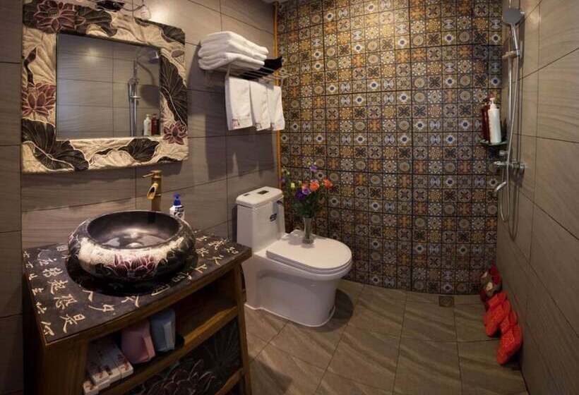 펜션 Xiamen Feisu Honglou Seaview Garden