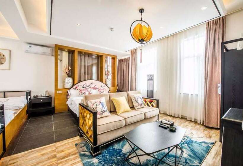 펜션 Xiamen Feisu Honglou Seaview Garden