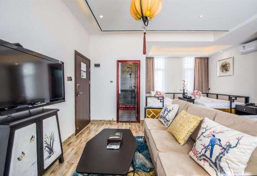 펜션 Xiamen Feisu Honglou Seaview Garden