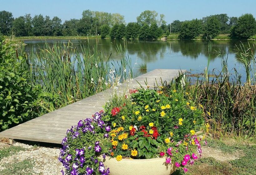 ホテル Camping Paradis Des Dombes