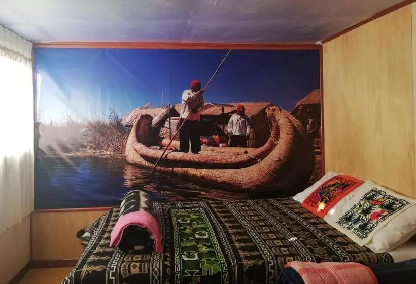 پانسیون Room In Lodge Uros Suma Jakaa Lodge Titicaca Experience