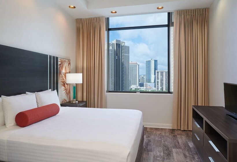 בית מלון כפרי Aqua Palms Waikiki