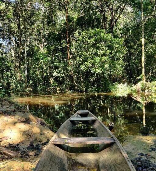 تختخواب و صبحانه Bungalow In The Jungle  Ecolodge Huitoto