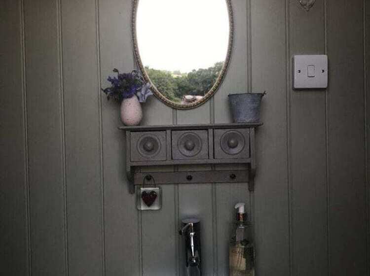 Charming Shepherds Hut With Wood Fired Hot Tub