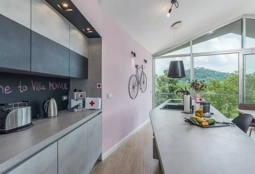 Beautiful And Modern Villa With Pool For 9 People Near Motovun