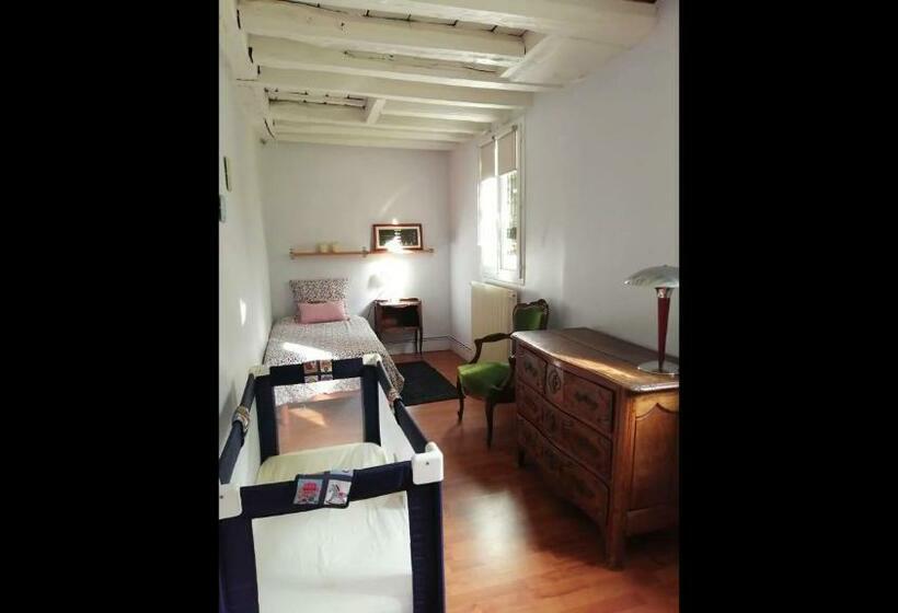 Pension Room In Guest Room   Maison Lamerique Welcome You To One Of Their Rooms Dogs Are Also Welcomed