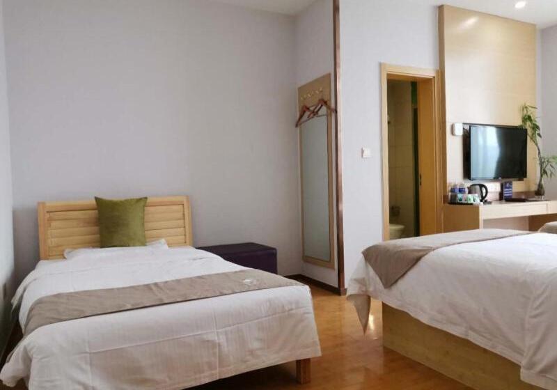 בית מלון כפרי Greentree Inn Hebei Langfang Sanhe District Fudi Square Express