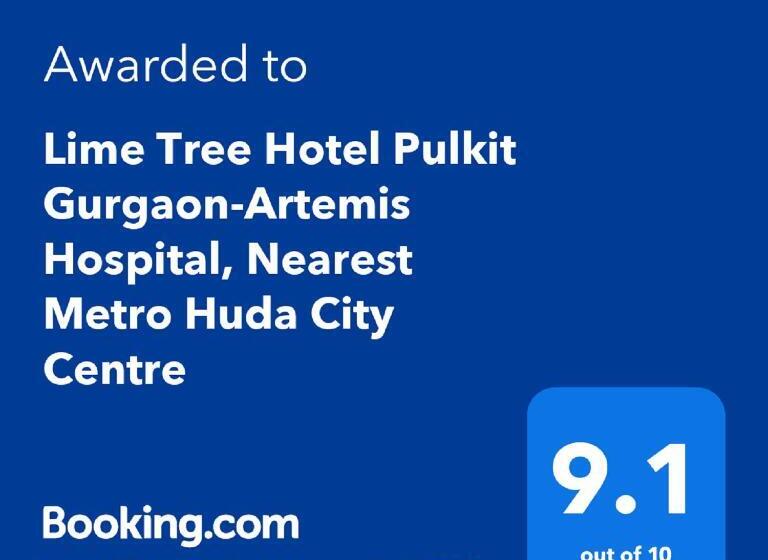 Lime Tree Hotel Pulkit Gurgaon Artemis Hospital, Nearest Metro Huda City Centre