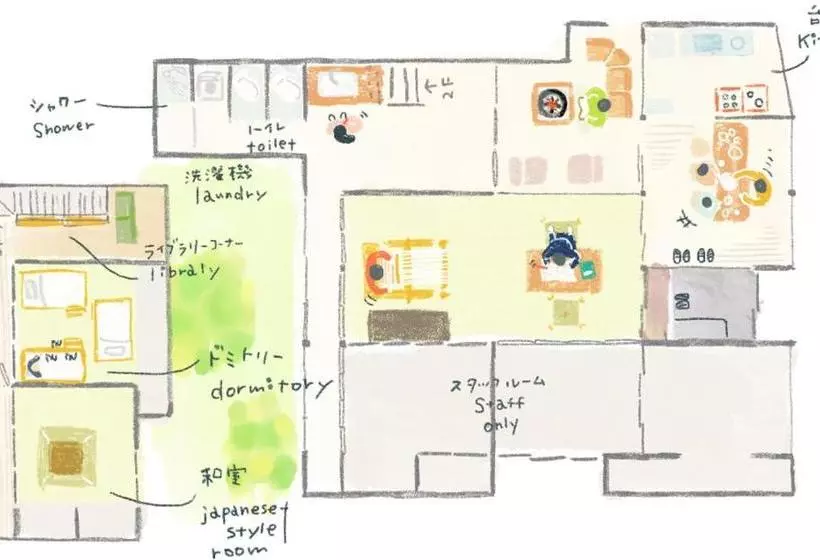 ユースホステル Guesthouse絲  Ito ゲストハウスイト