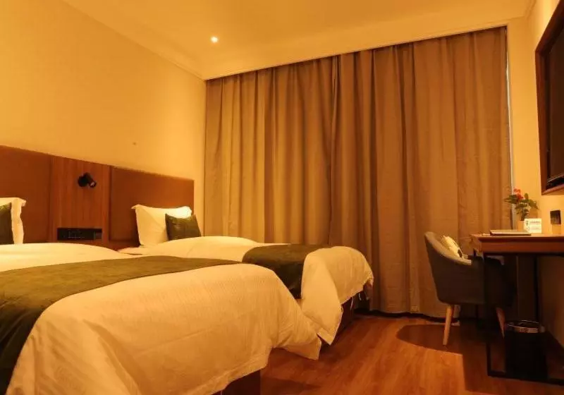 ホテル Greentree Inn Lanzhou Zhongchuan Airport Business