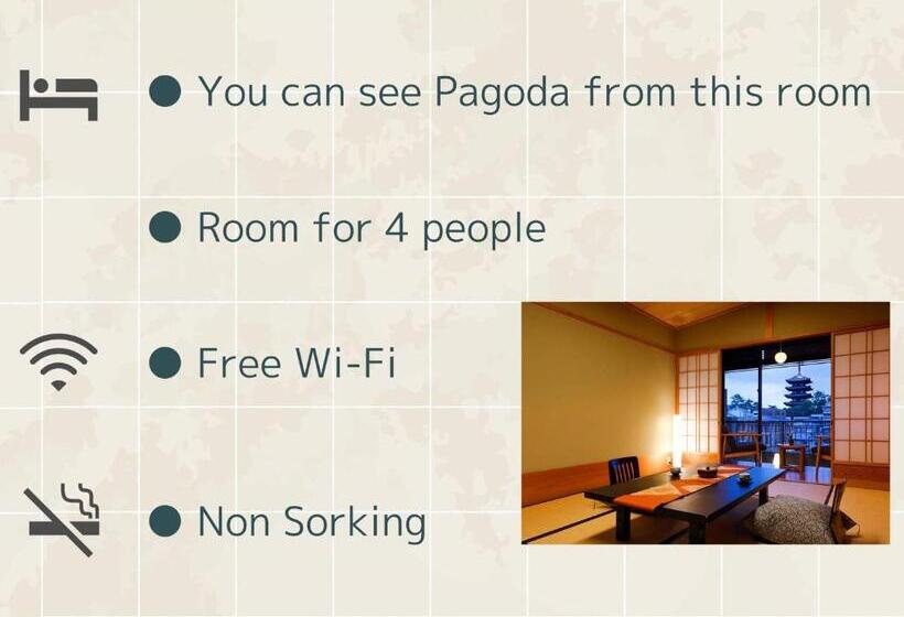 فندق Ryokan Asukasou At The Entrancne Of Nara Park