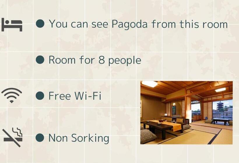 فندق Ryokan Asukasou At The Entrancne Of Nara Park