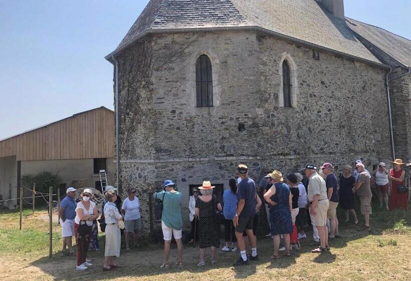 민박 Ancien Hôtel Aux Moines Pierrefitte St Lo