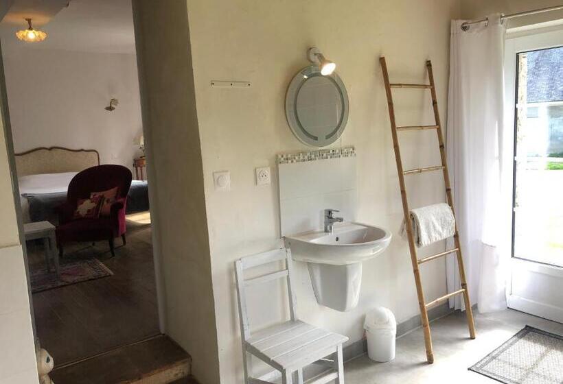 민박 Ancien Hôtel Aux Moines Pierrefitte St Lo