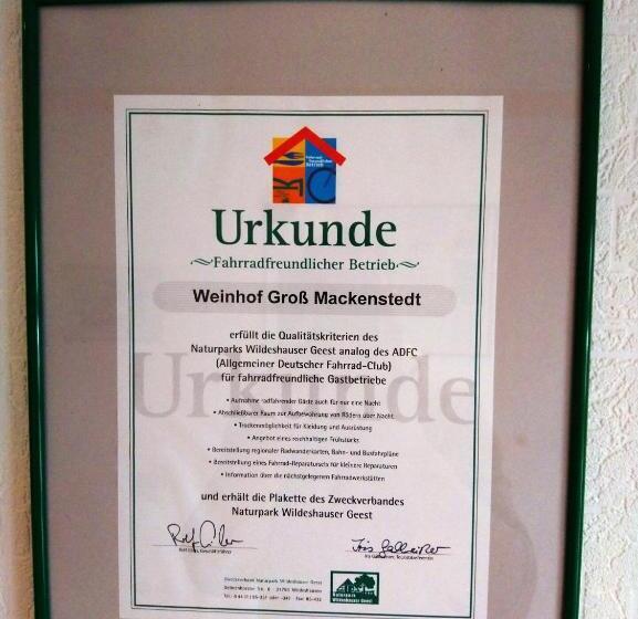 فندق Weinhof Groß Mackenstedt