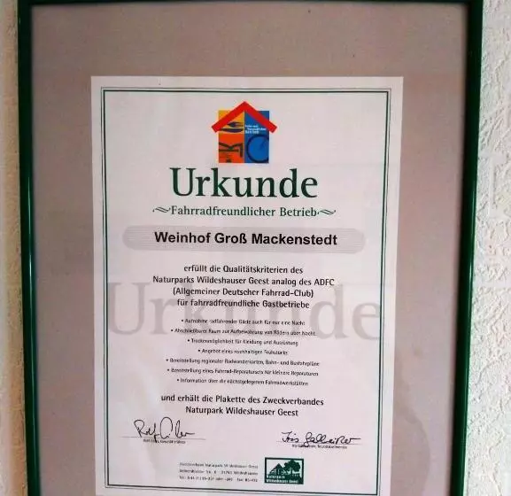 Hotelli Weinhof Groß Mackenstedt