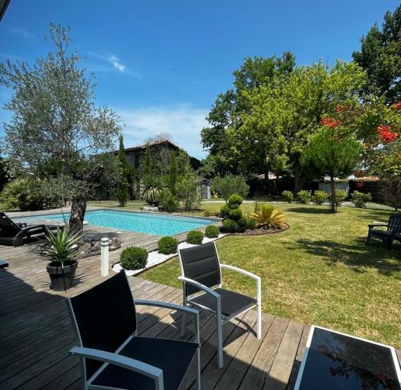 住宿加早餐 Chambre Avec Salle De Bain Privée De La Canopée De Mios