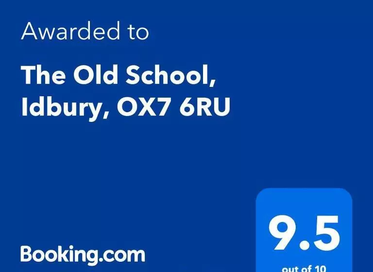 Aamiaismajoitus (B&B) The Old School, Idbury, Ox7 6ru