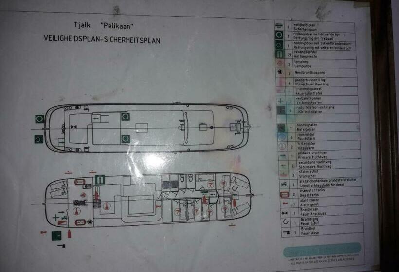 فندق صغير Tjalkjacht Pelikaan Enkhuizen