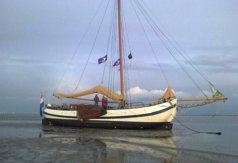 فندق صغير Tjalkjacht Pelikaan Enkhuizen