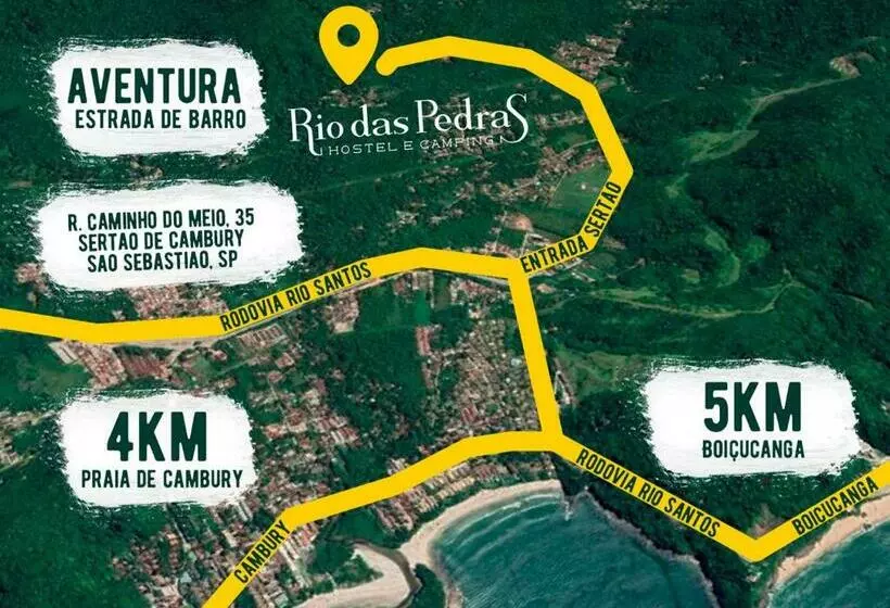 Hostel E Camping Rio Das Pedras
