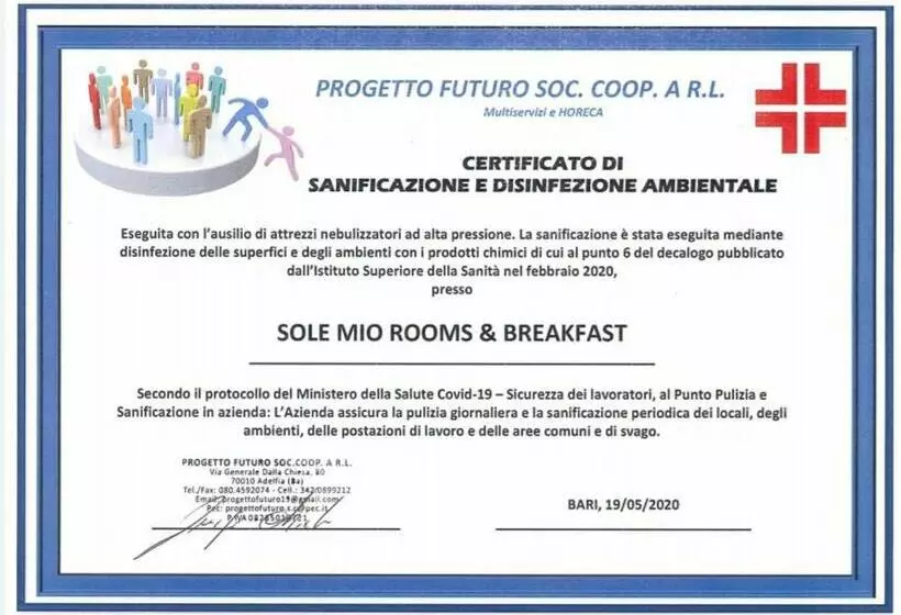 پانسیون Sole Mio Rooms & Breakfast