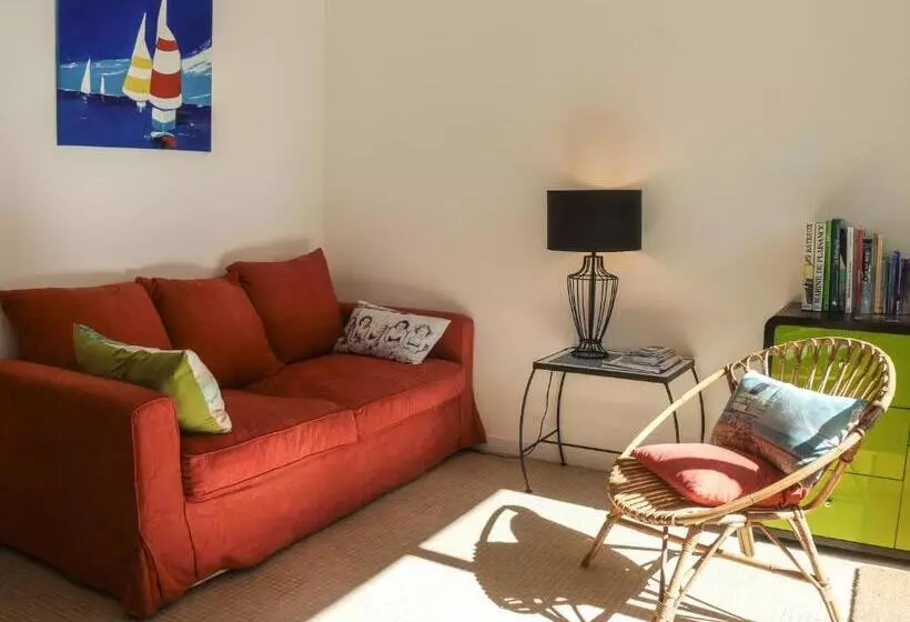ペンション Appartement Roc H Avel   Front De Mer, Vue Sur Mer Et Jardin Ensoleillé Sans Vis à Vis