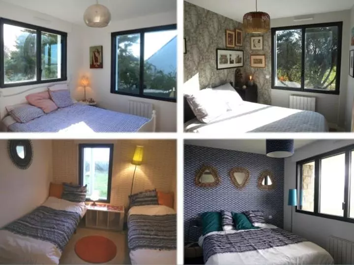 ペンション Appartement Roc H Avel   Front De Mer, Vue Sur Mer Et Jardin Ensoleillé Sans Vis à Vis