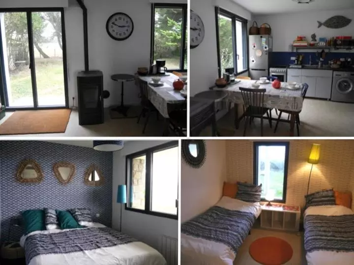 ペンション Appartement Roc H Avel   Front De Mer, Vue Sur Mer Et Jardin Ensoleillé Sans Vis à Vis