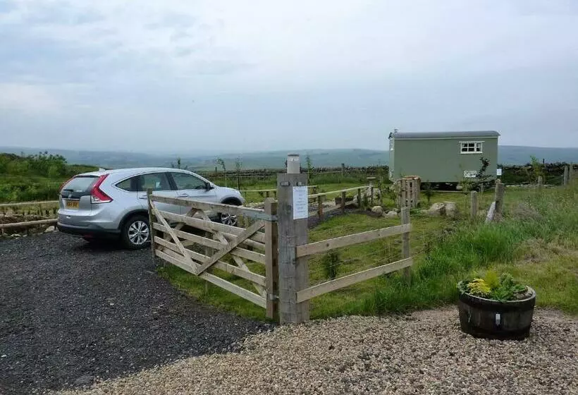Hotelli The Buteland Stop Rosie Off Grid Shepherds Hut