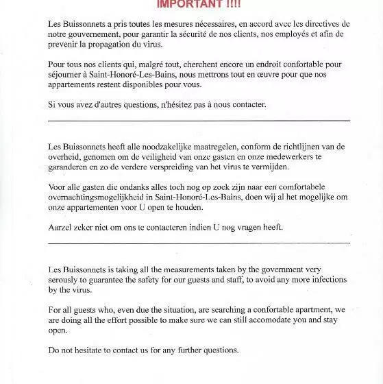 Aamiaismajoitus (B&B) Les Buissonnets