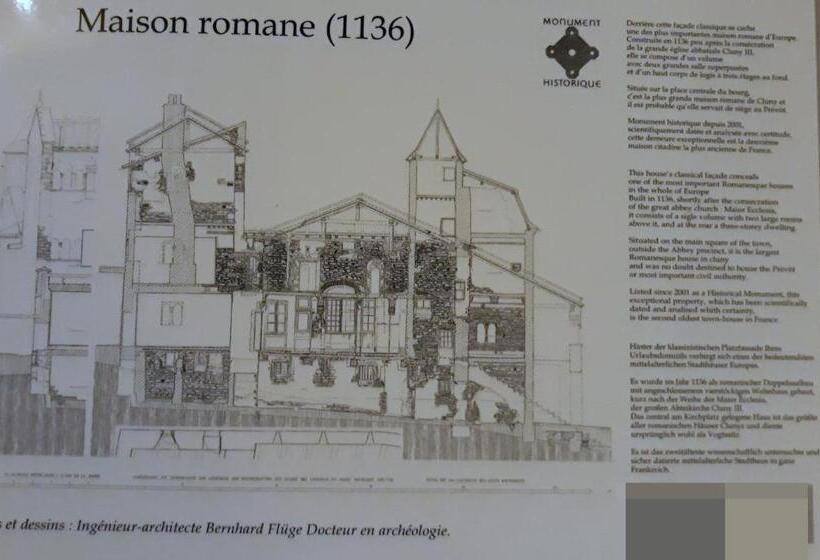 مبيت وإفطار Maison Romane 1136
