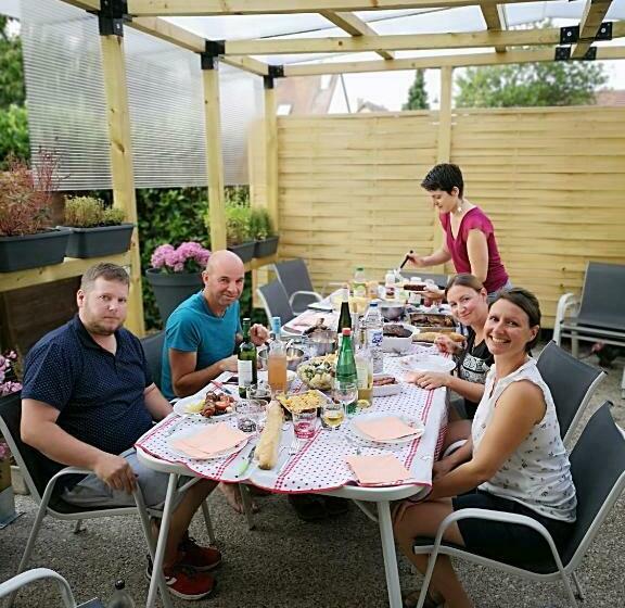 مبيت وإفطار Au Nid De Tillé