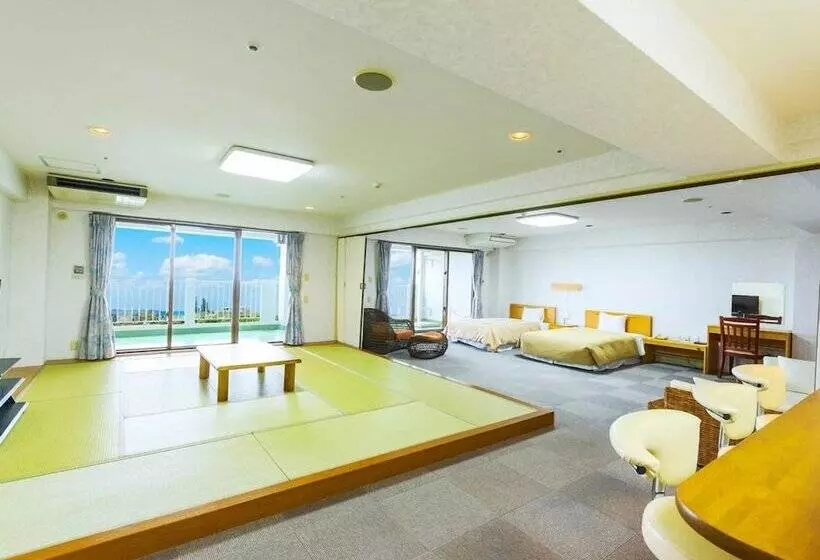 Отель Kanehide Onna Marine View Palace