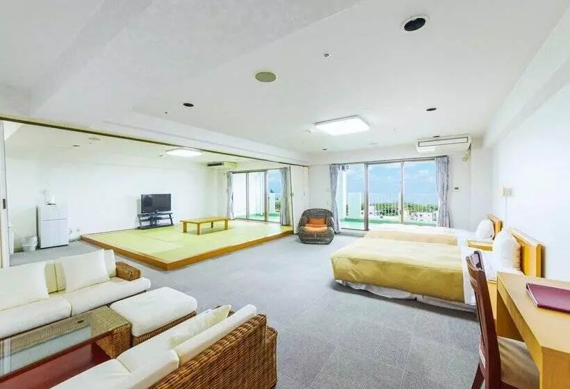 Отель Kanehide Onna Marine View Palace