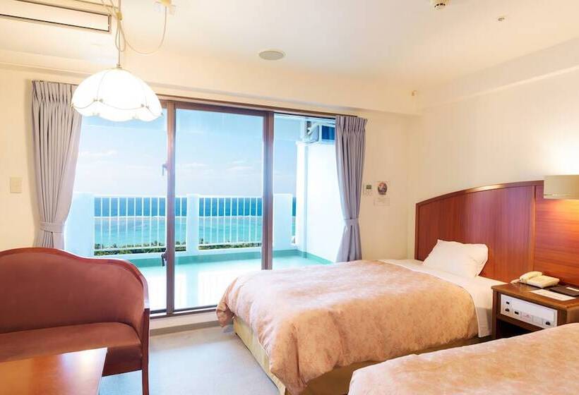 酒店 Kanehide Onna Marine View Palace