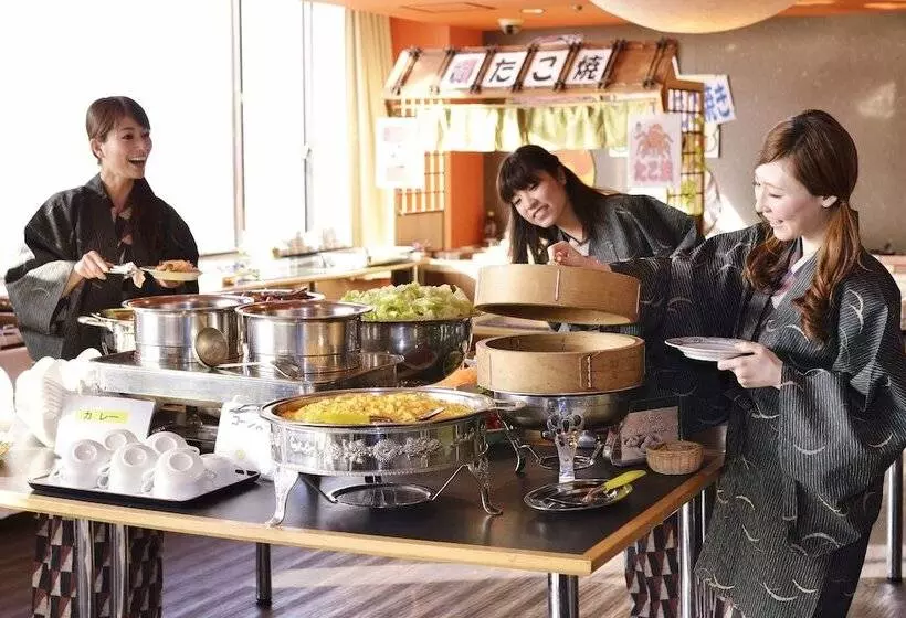 Отель Seiryu Japanese Spa Inn With Spectacular View In Osaka