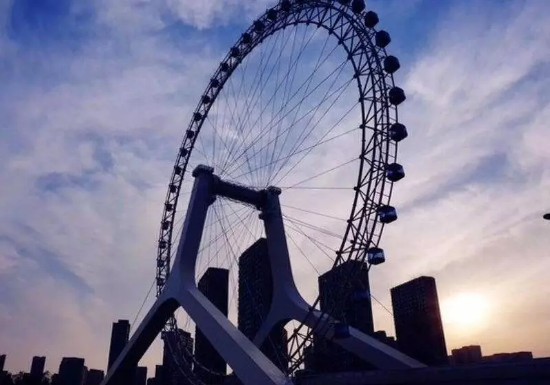 בית מלון כפרי Greentree Inn Tianjin Dabeiyuan Business